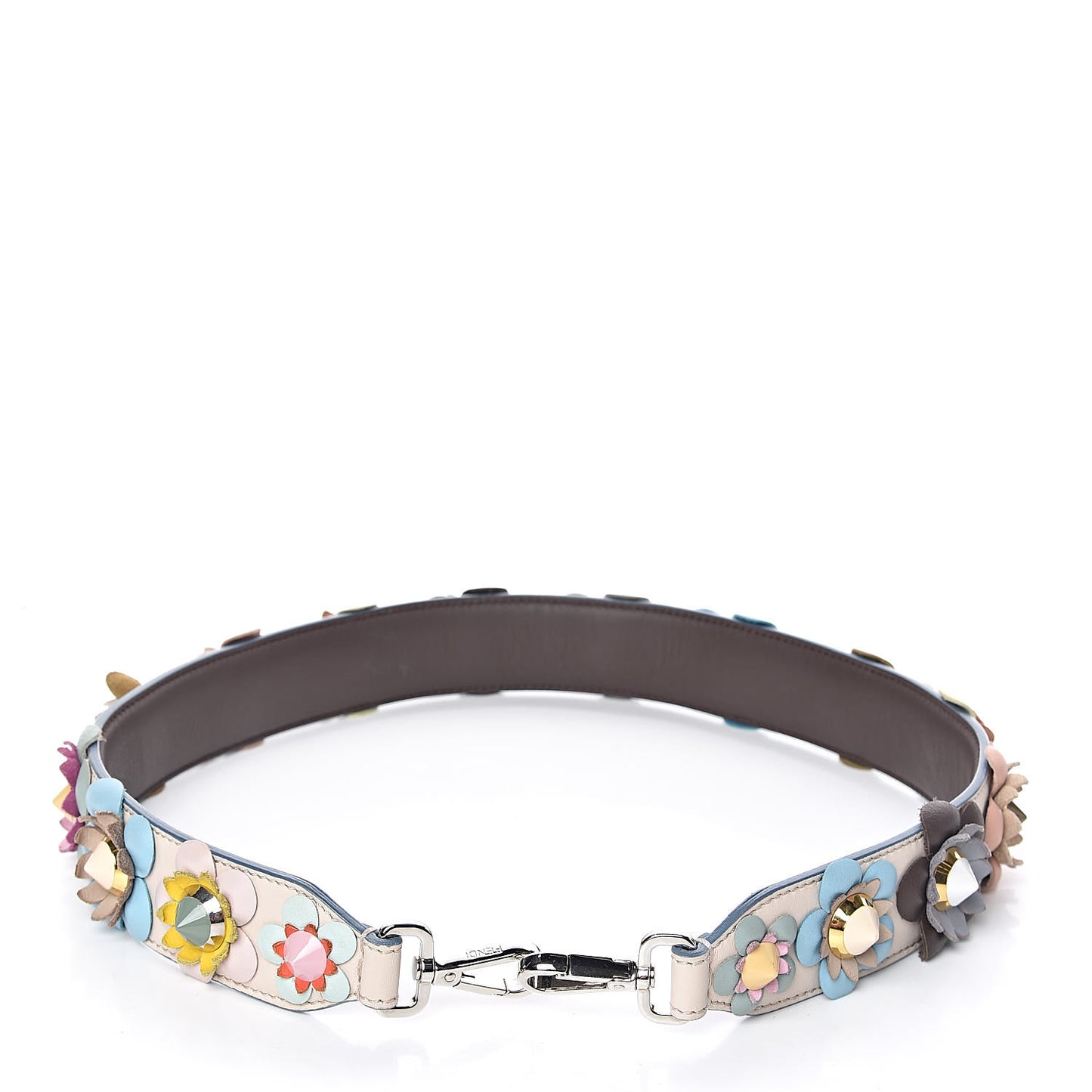 Vitello Dolce Flowerland Studded Strap You Camelia Moresco Multicolor