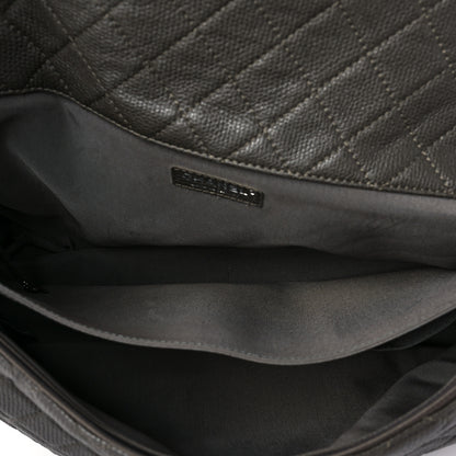 Chanel Calfskin Quilted XXL Travel Flap Bag Khaki 5 of 7