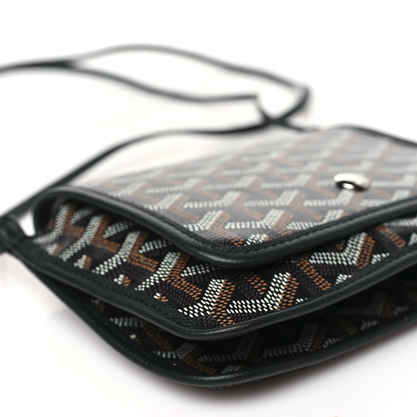 Goyardine Plumet Wallet Clutch Black