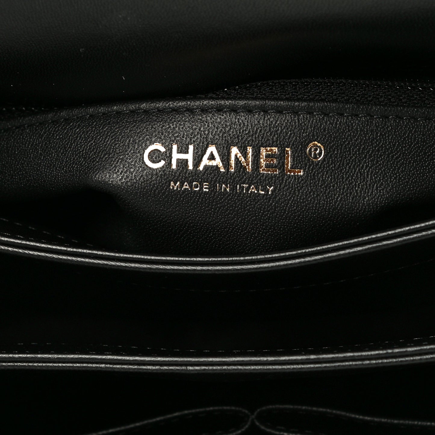 Lambskin Quilted Small Trendy CC Dual Handle Flap Bag Black