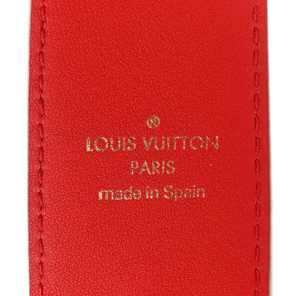 Louis Vuitton Monogram Bandouliere Shoulder Strap Red 3 of 4