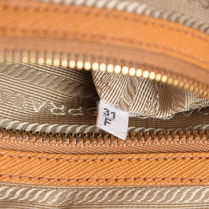 Prada Saffiano Lux Bowler Ocra 8 of 24