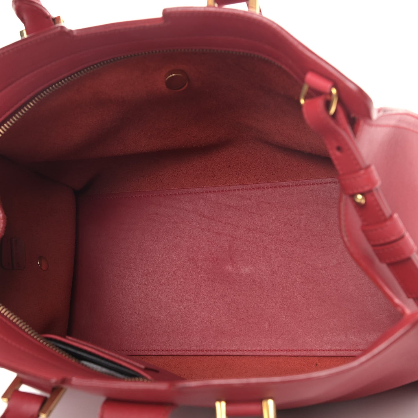 Calfskin Small Classic Y Cabas Rouge Orient