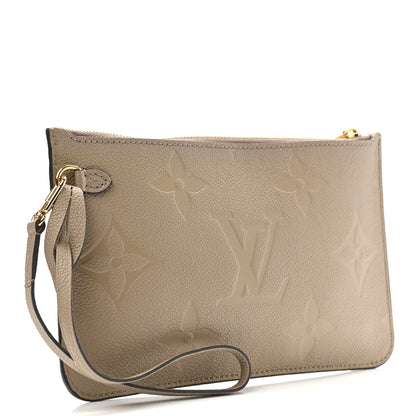 Louis Vuitton Empreinte Monogram Giant Neverfull MM Pochette Tourterelle 3 of 6