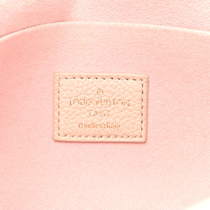 Louis Vuitton Empreinte Spring in the City Felicie Pochette Chain Wallet Pink Beige Yellow 9 of 15