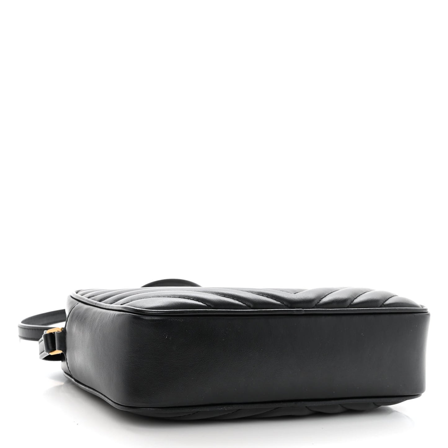 Calfskin Matelasse Monogram Lou Camera Bag Black