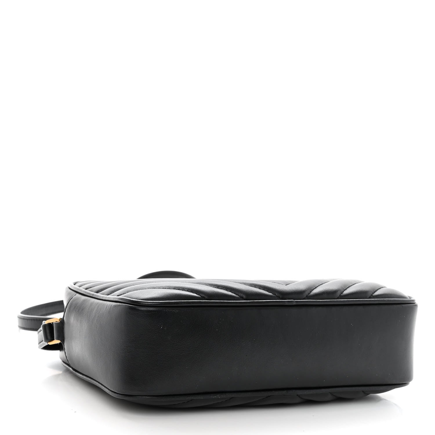 Saint Laurent Calfskin Matelasse Monogram Lou Camera Bag Black 4 of 10