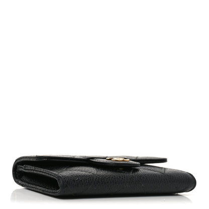 Chanel Caviar Quilted Flap Card Holder Black 4 of 9