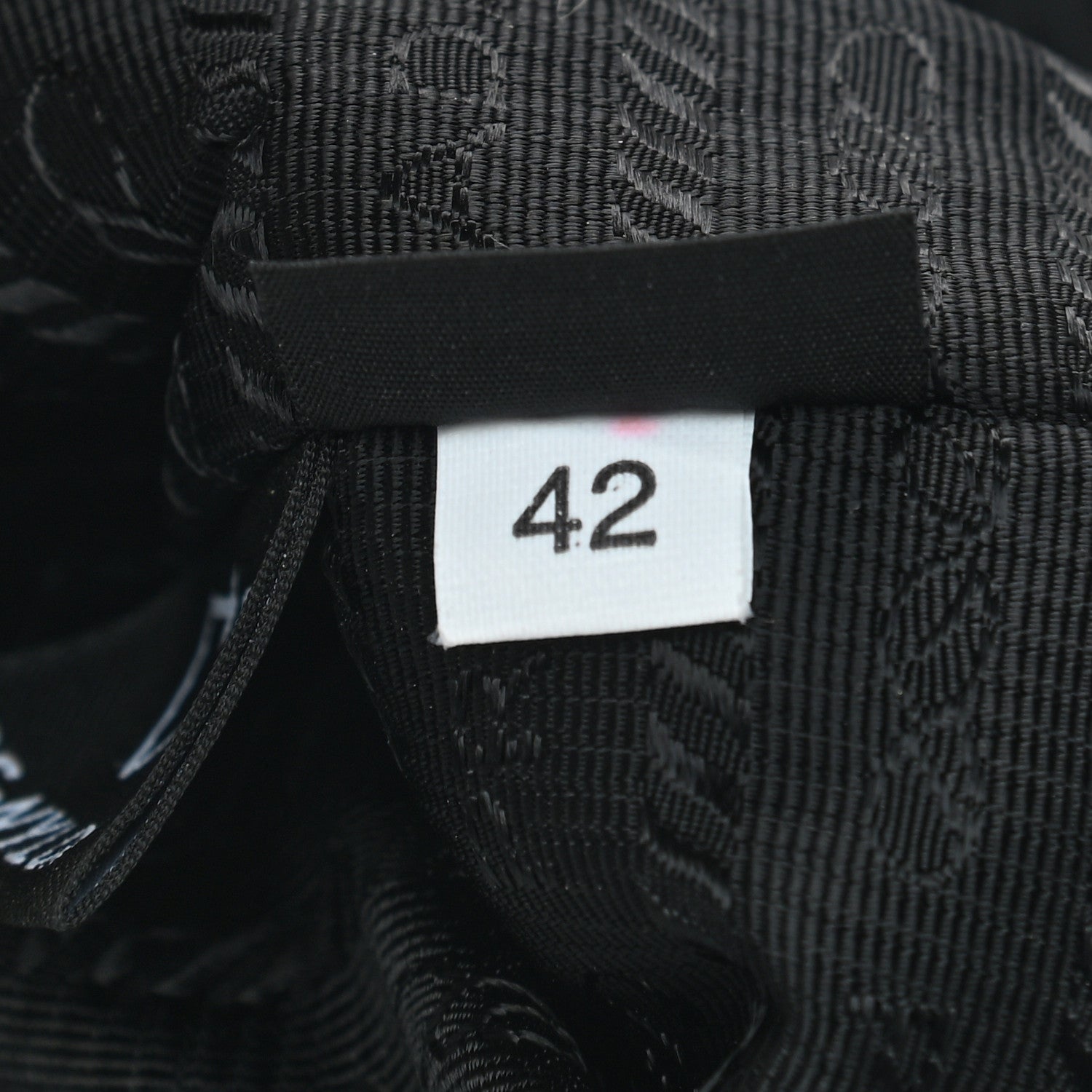 Prada Saffiano Tessuto Nylon Vela Bucket Wristlet Black 8 of 8