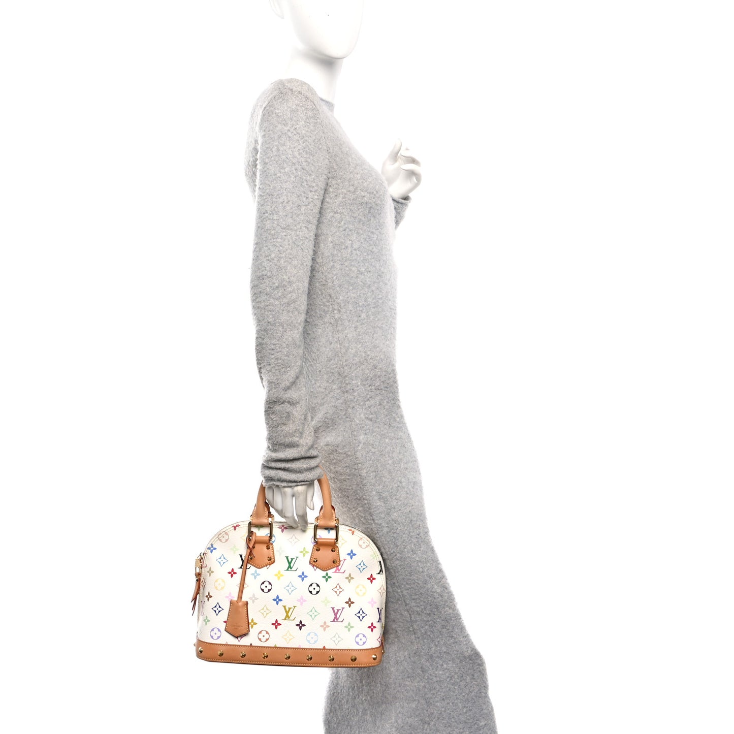 Monogram Multicolor Alma PM White