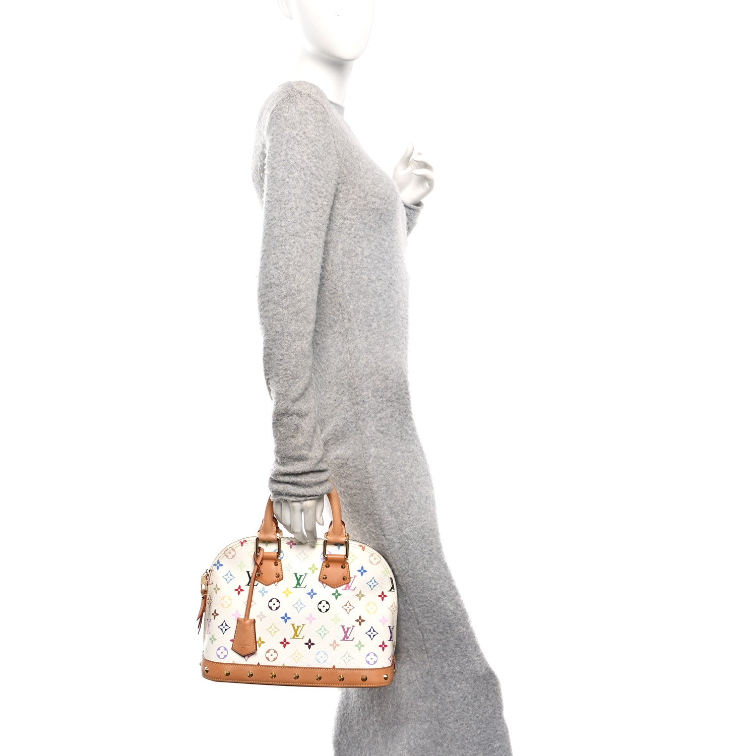 Louis Vuitton Monogram Multicolor Alma PM White 3 of 13