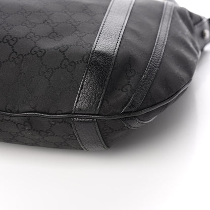 Gucci Nylon Monogram Medium Abbey Convertible Tote Black 9 of 10