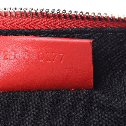Givenchy Calfskin Logo Zip Pouch Red 7 of 13