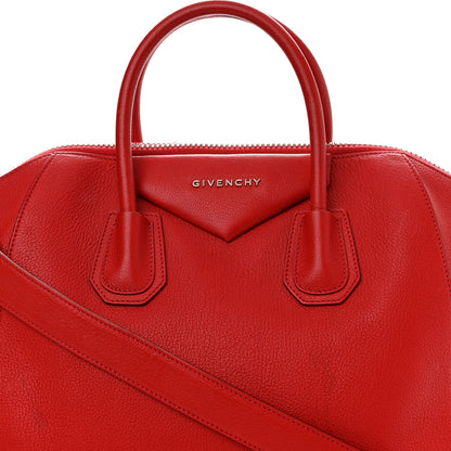 Givenchy Sugar Goatskin Medium Antigona Red 8 of 13