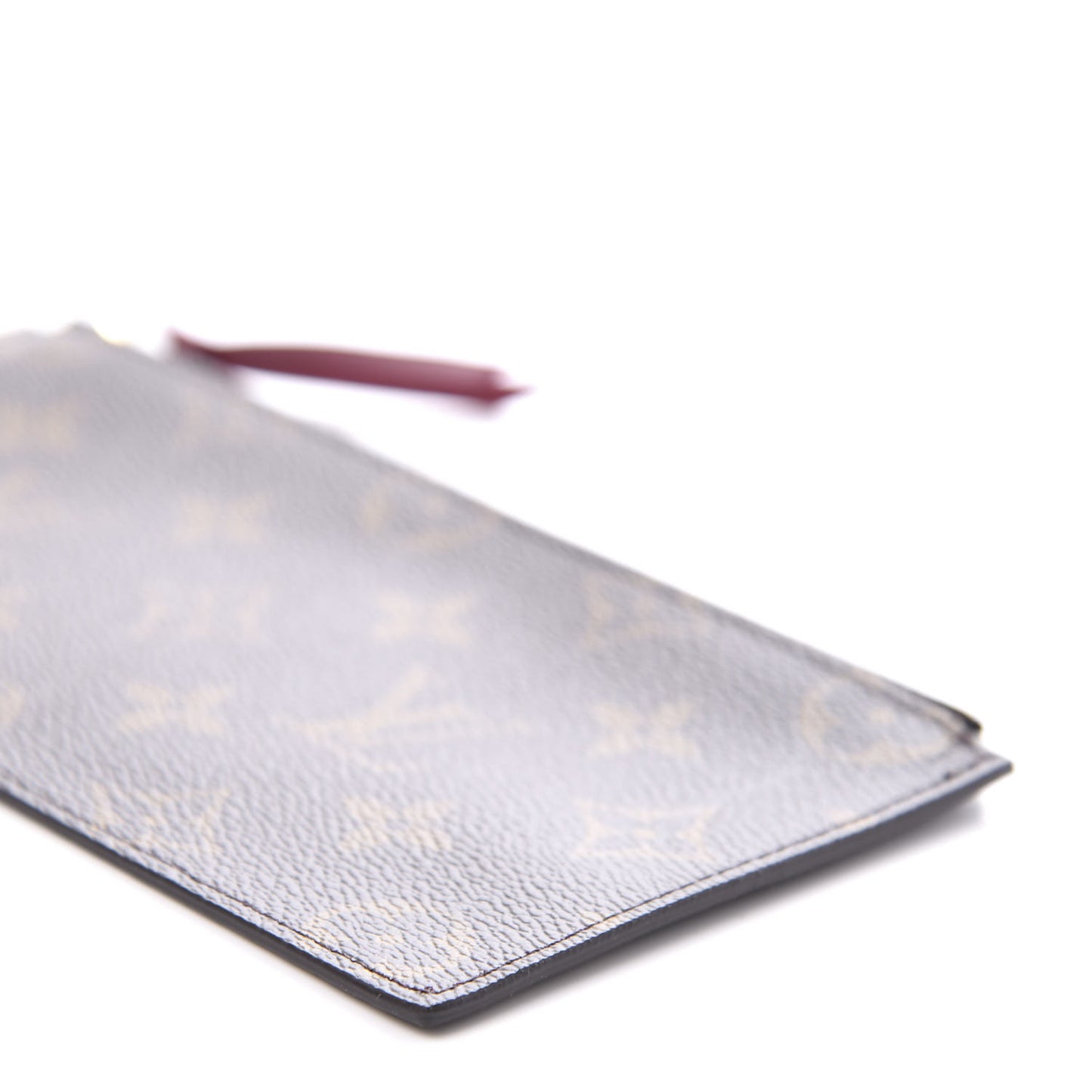 Monogram Felicie Chain Wallet Zippered Insert Fuchsia