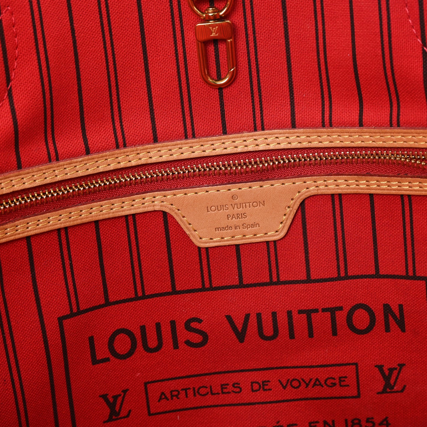 Monogram Neo Neverfull MM Cherry