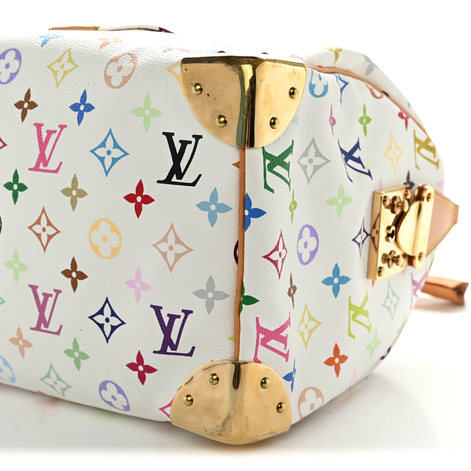 Louis Vuitton Monogram Multicolor Speedy 30 White 10 of 10
