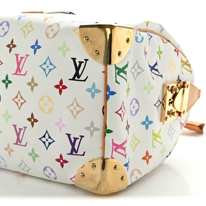 Louis Vuitton Monogram Multicolor Speedy 30 White 10 of 10