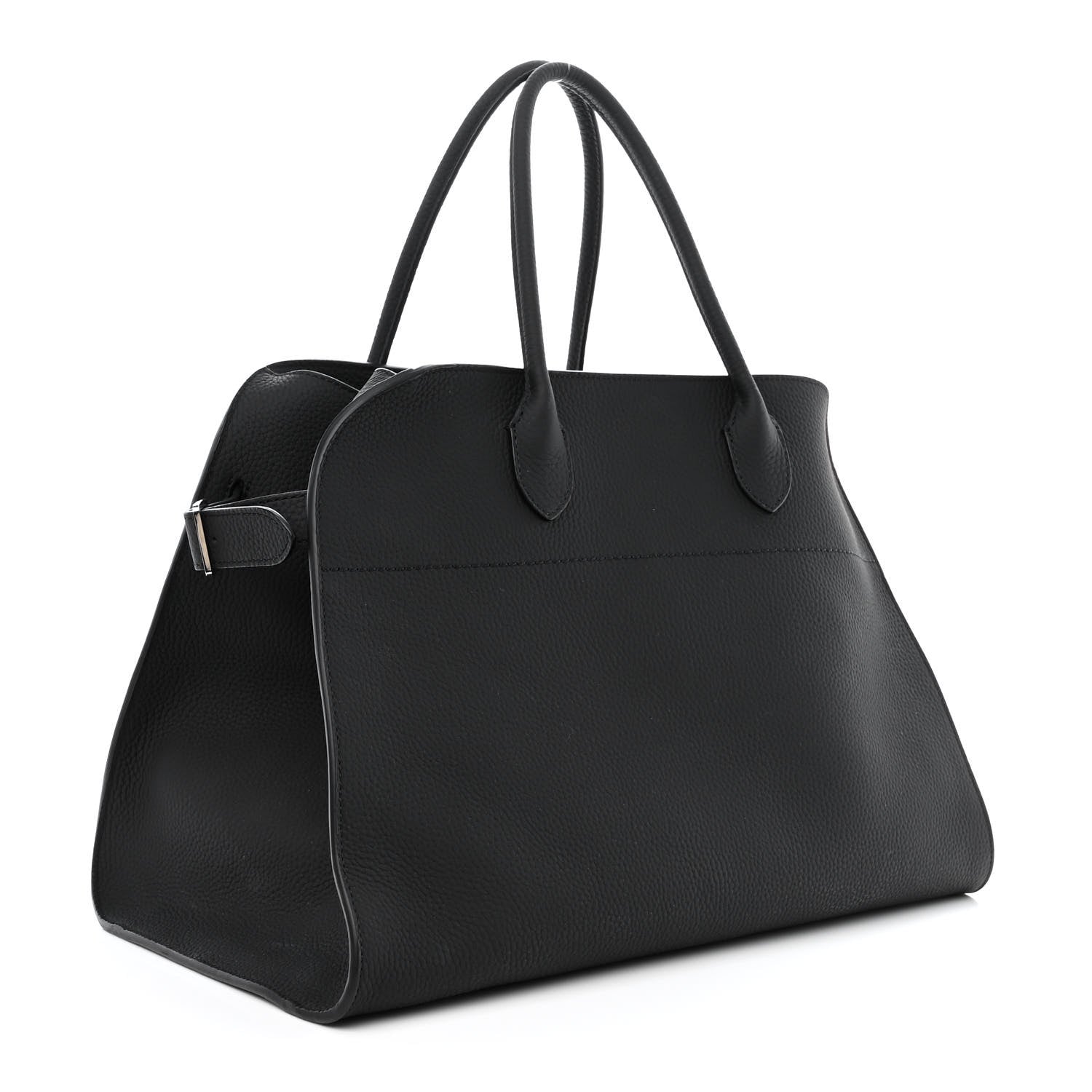 The Row Matte Grained Calfskin Soft Margaux 15 Black 3 of 9