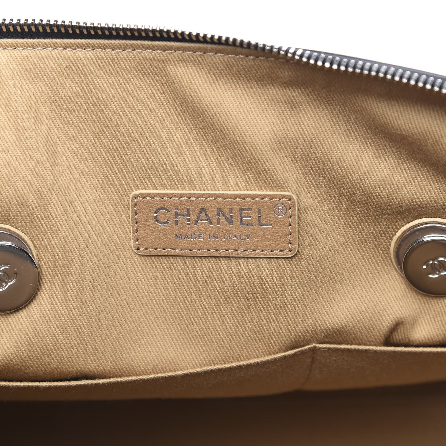 Chanel Calfskin Quilted CC Bowling Bag Black 6 of 10