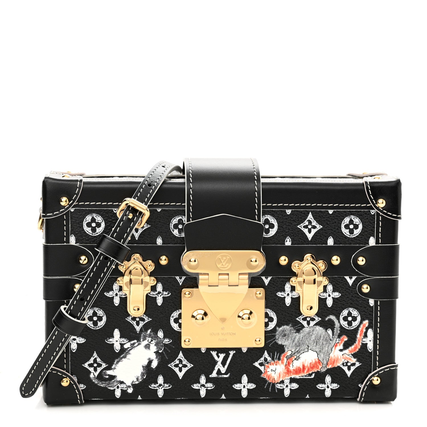 Louis Vuitton Catogram Petite Malle Black 1 of 10