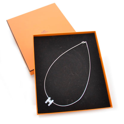 Hermes Pop H Necklace Bleu 4 of 4