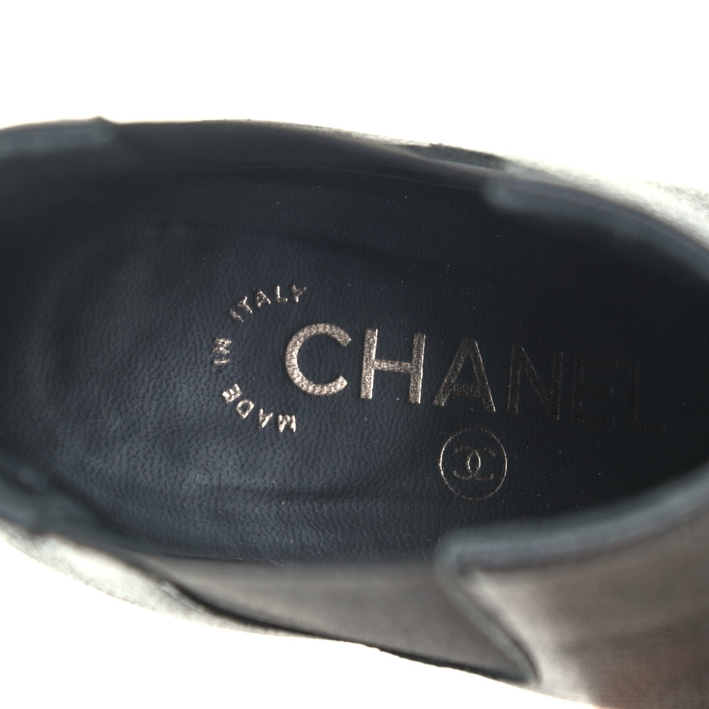 CC Cap Toe Ankle Boots 37 Black