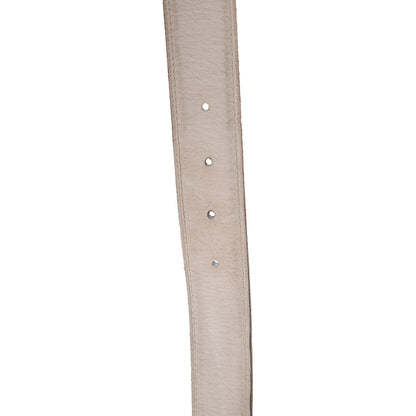 Hermes Swift Epsom 32mm H Belt 85 White Blue Jean 4 of 8