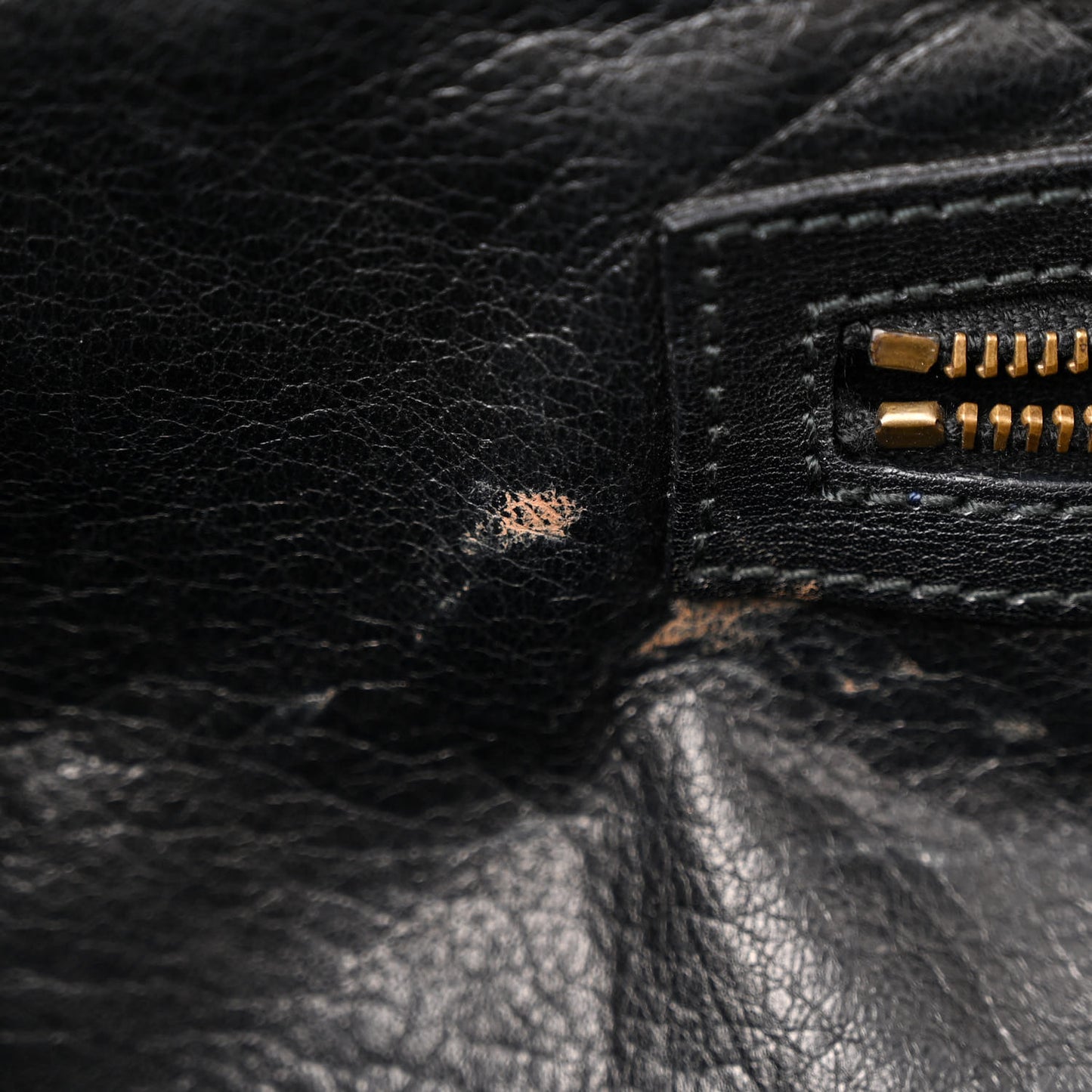Snakeskin Large GG Running Tote Black