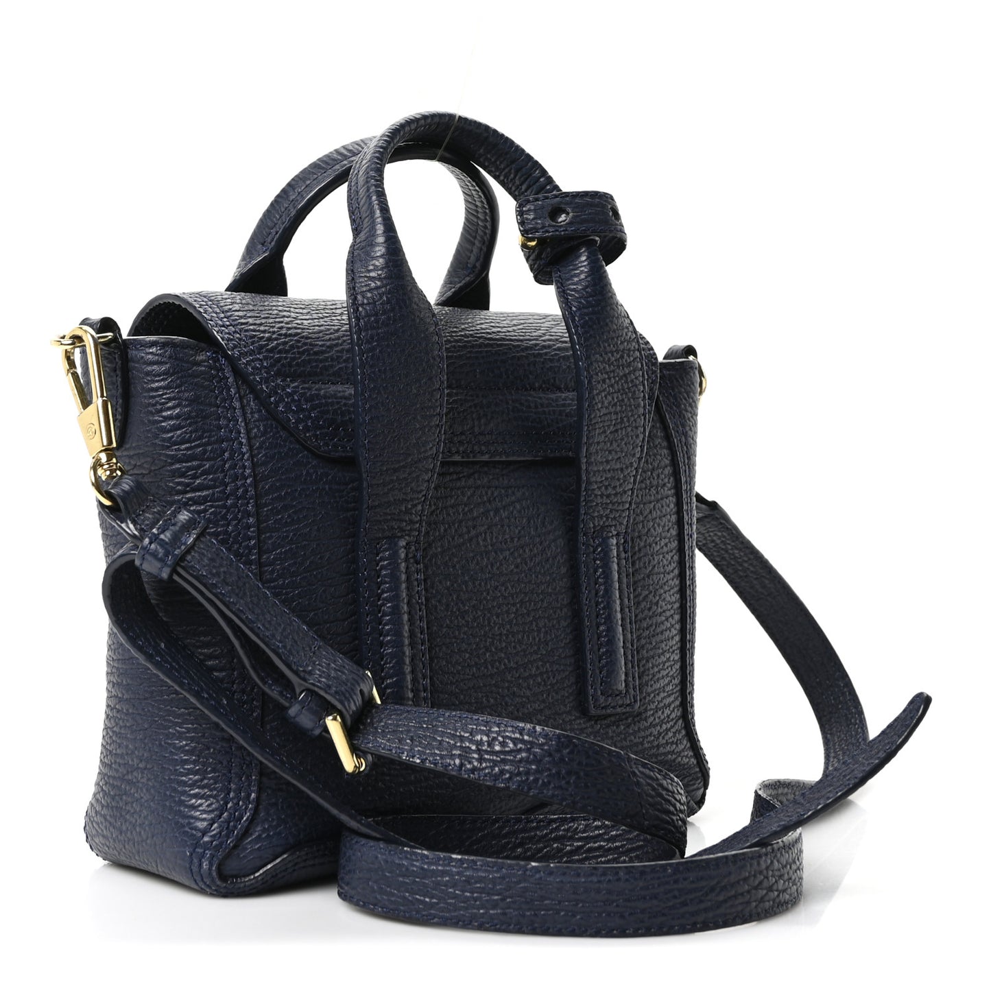 Textured Calfskin Mini Pashli Satchel Ink