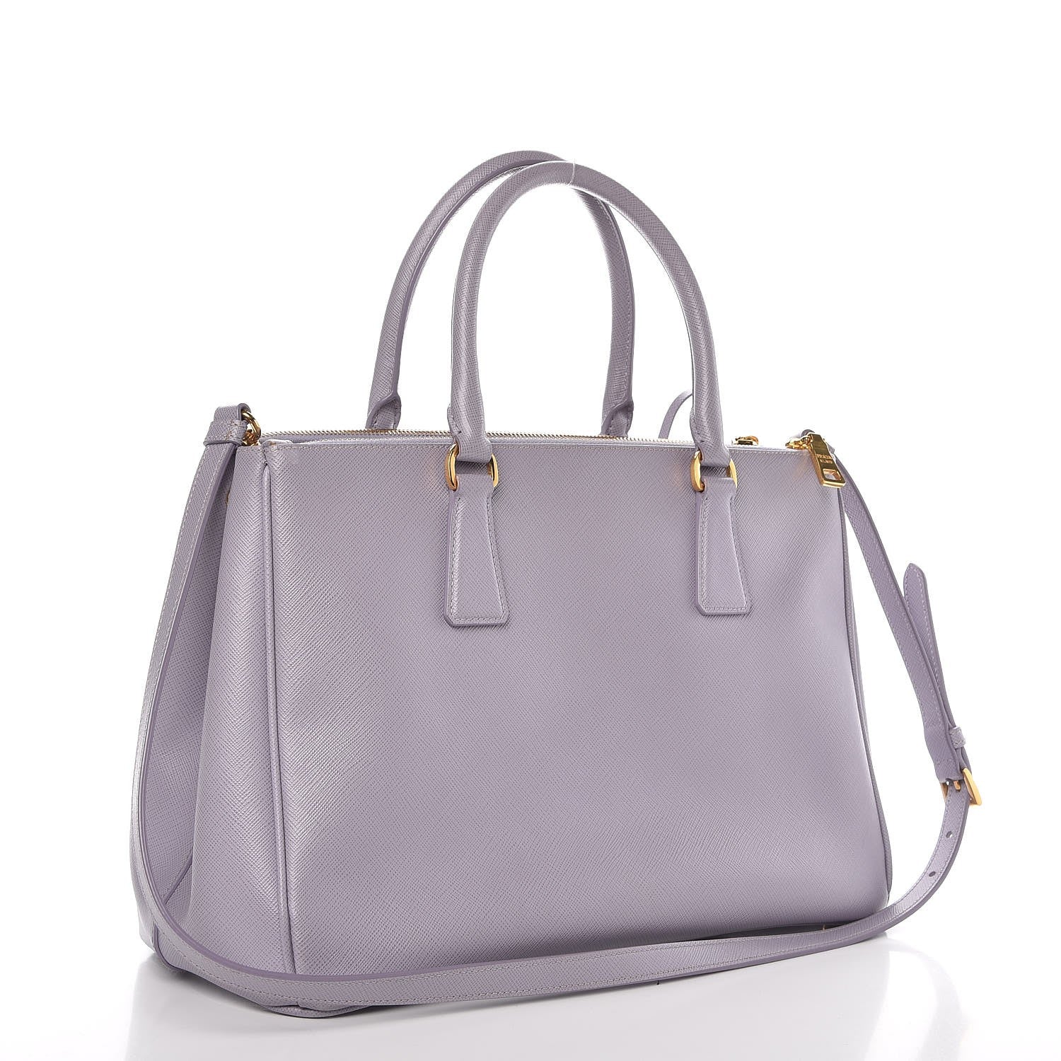 Prada Saffiano Medium Galleria Double Zip Tote Glicine 4 of 9