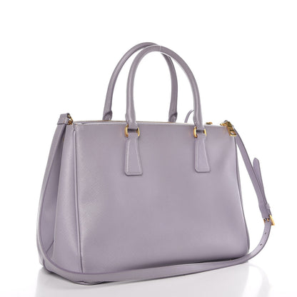 Prada Saffiano Medium Galleria Double Zip Tote Glicine 4 of 9