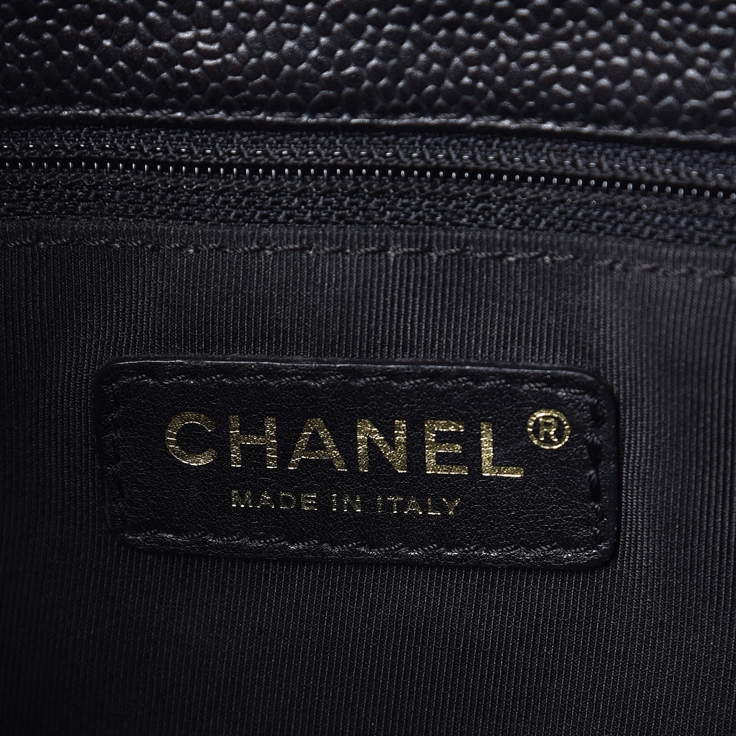 Chanel Caviar Quilted Grand Shopping Tote GST Black 6 of 14