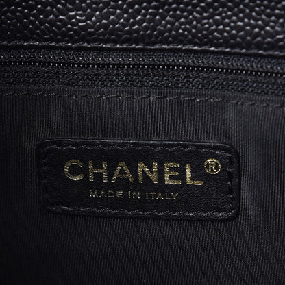 Chanel Caviar Quilted Grand Shopping Tote GST Black 6 of 14