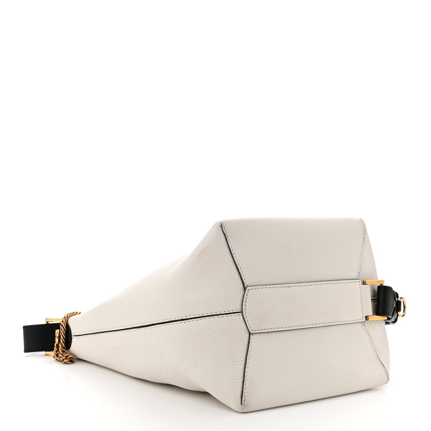 Givenchy Grained Calfskin Medium GV Bucket Bag White 4 of 9