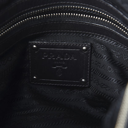 Prada Soft Calf Bowler Tote Black 6 of 9