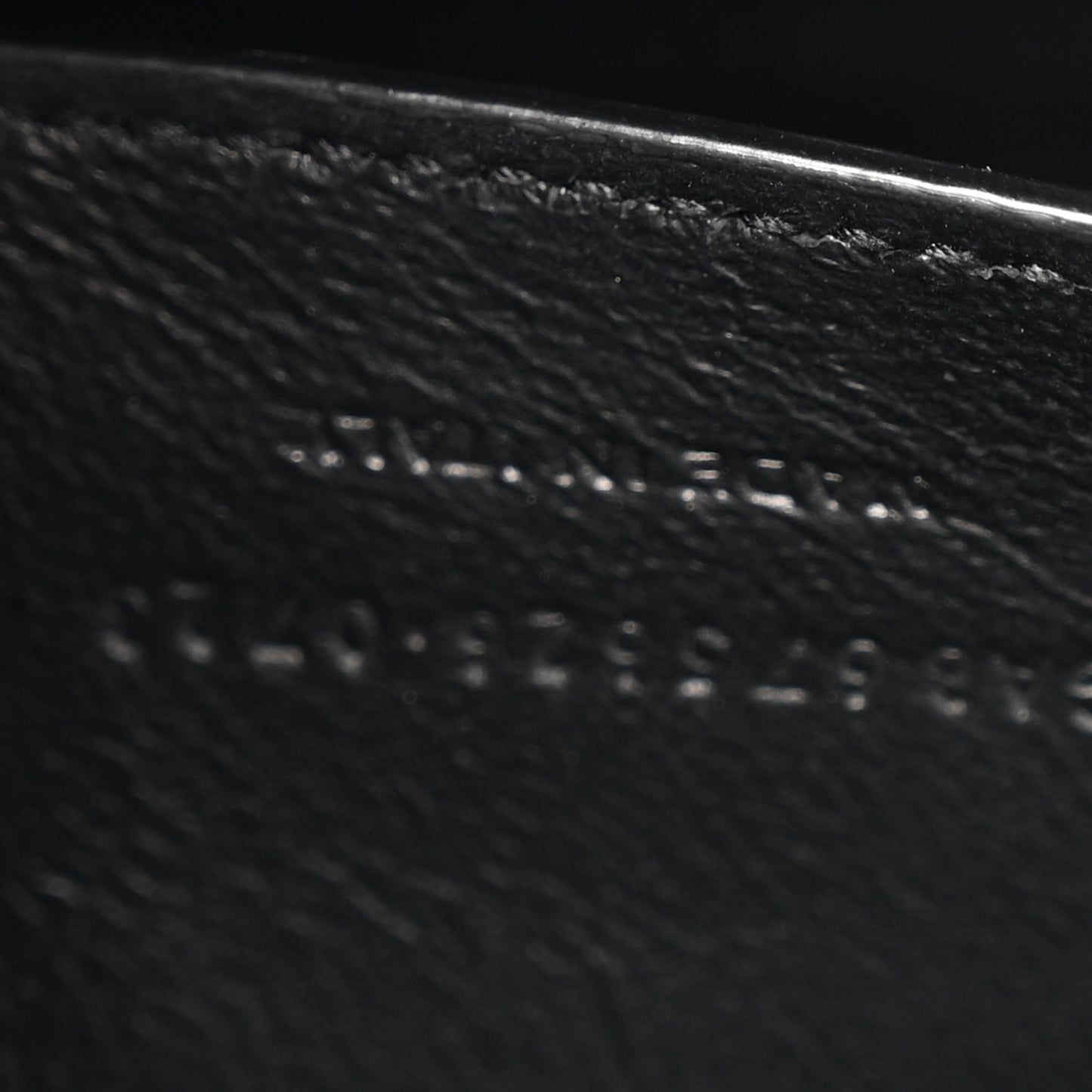 Shiny Calfskin Crocodile Embossed Small Manhattan Baguette Black