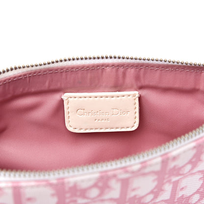 Christian Dior Monogram Mini Saddle Pochette Pink 6 of 12