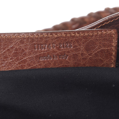 Balenciaga Agneau Wool Classic Silver Hardware City Grey Cognac 7 of 7
