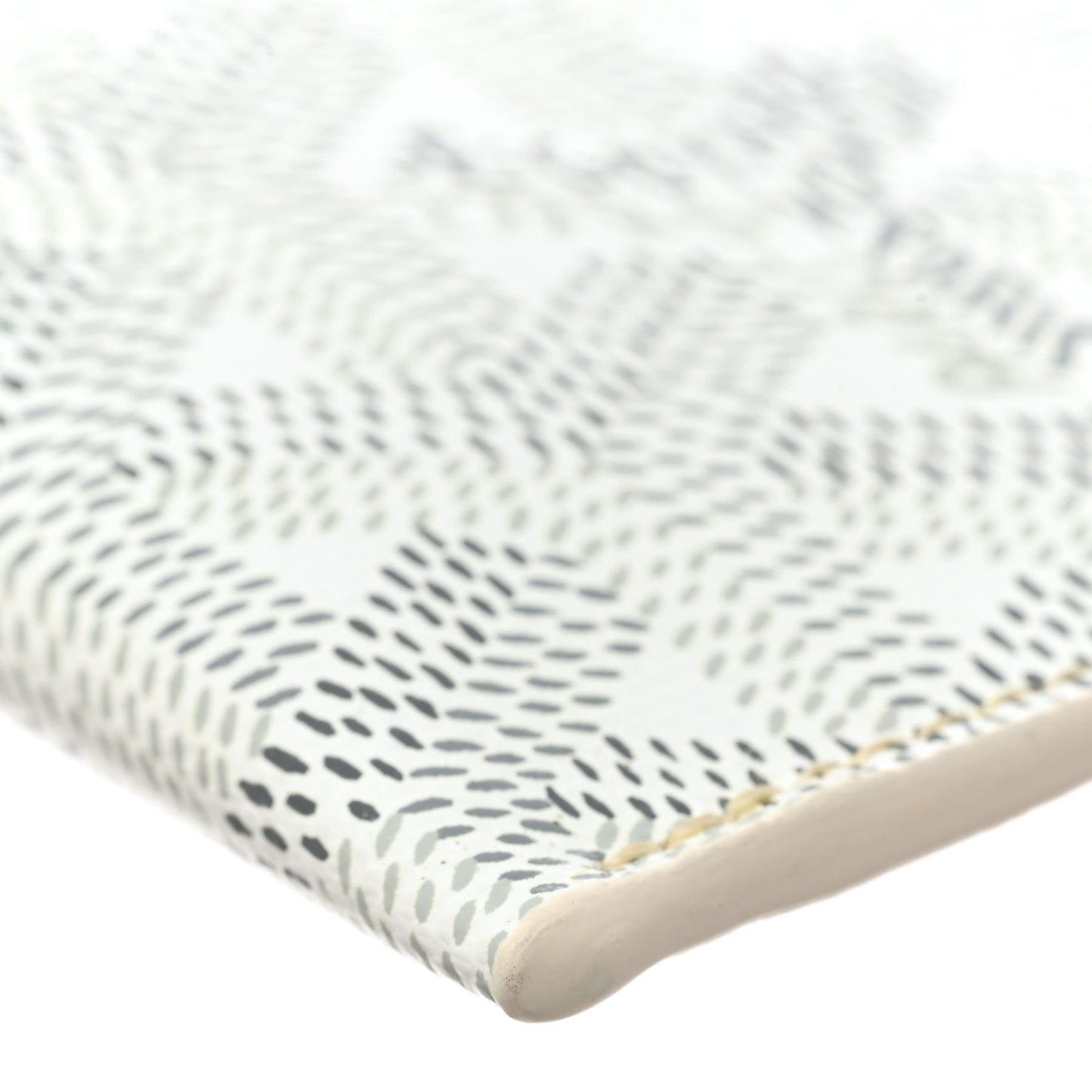 Goyardine Montmartre Glasses Case White