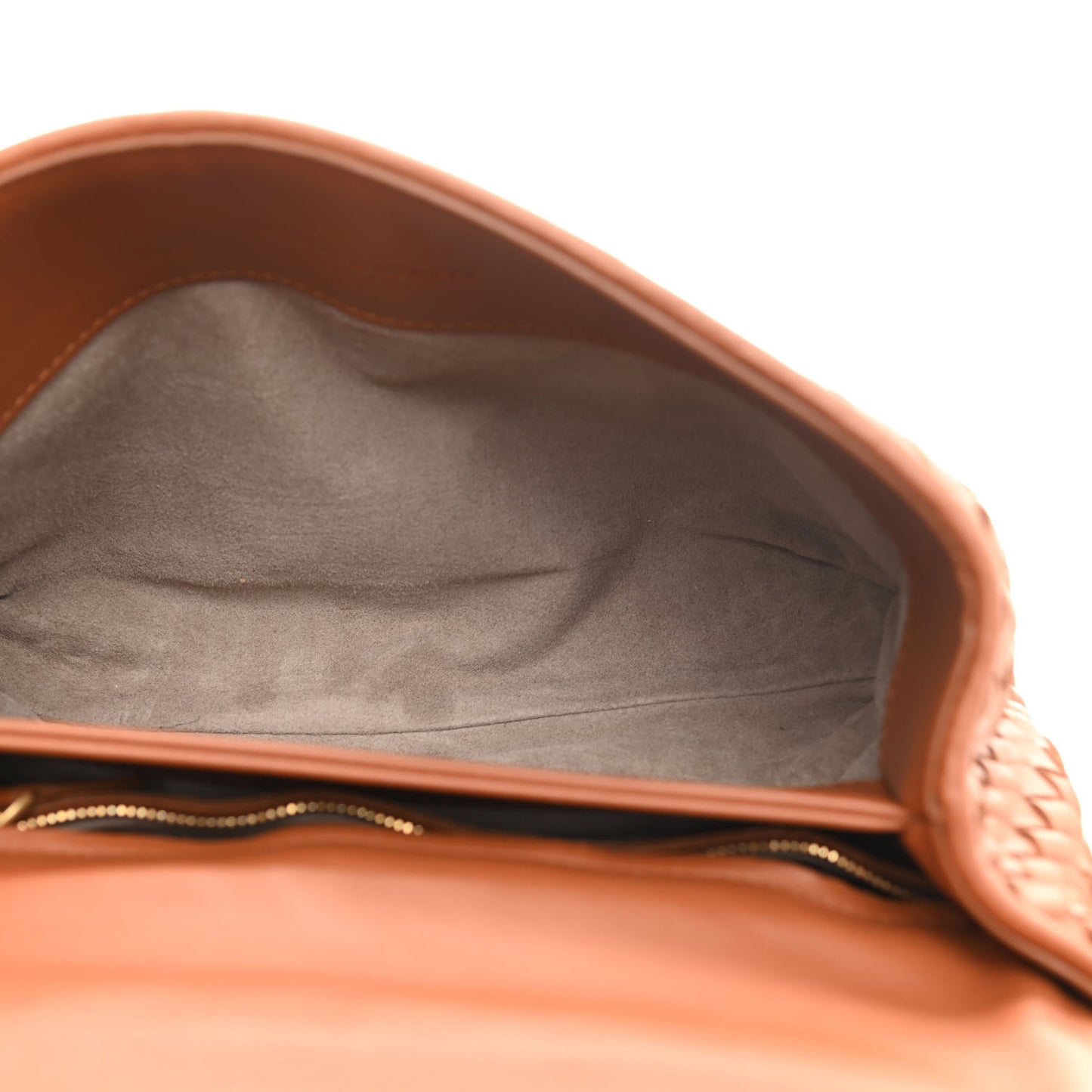Nappa Intrecciato Small Olimpia Shoulder Bag Noce