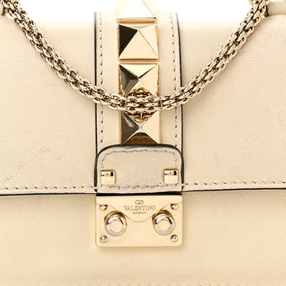 Valentino Garavani Vitello Mini Glam Lock Rockstud Flap White 7 of 16