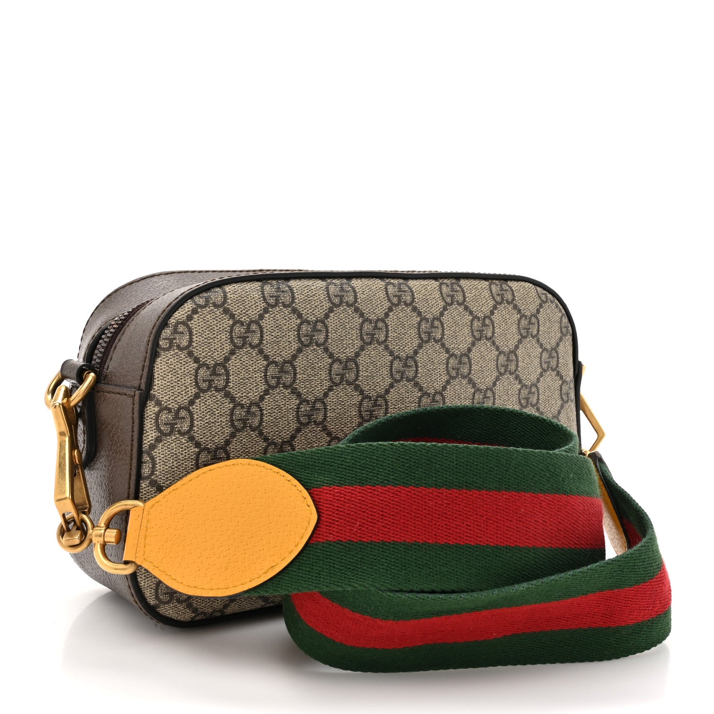 GG Supreme Monogram Web Neo Vintage Shoulder Bag Beige New Acero Crop