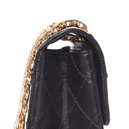 Chanel Aged Calfskin Quilted 2.55 Reissue Mini Flap Black 8 of 17