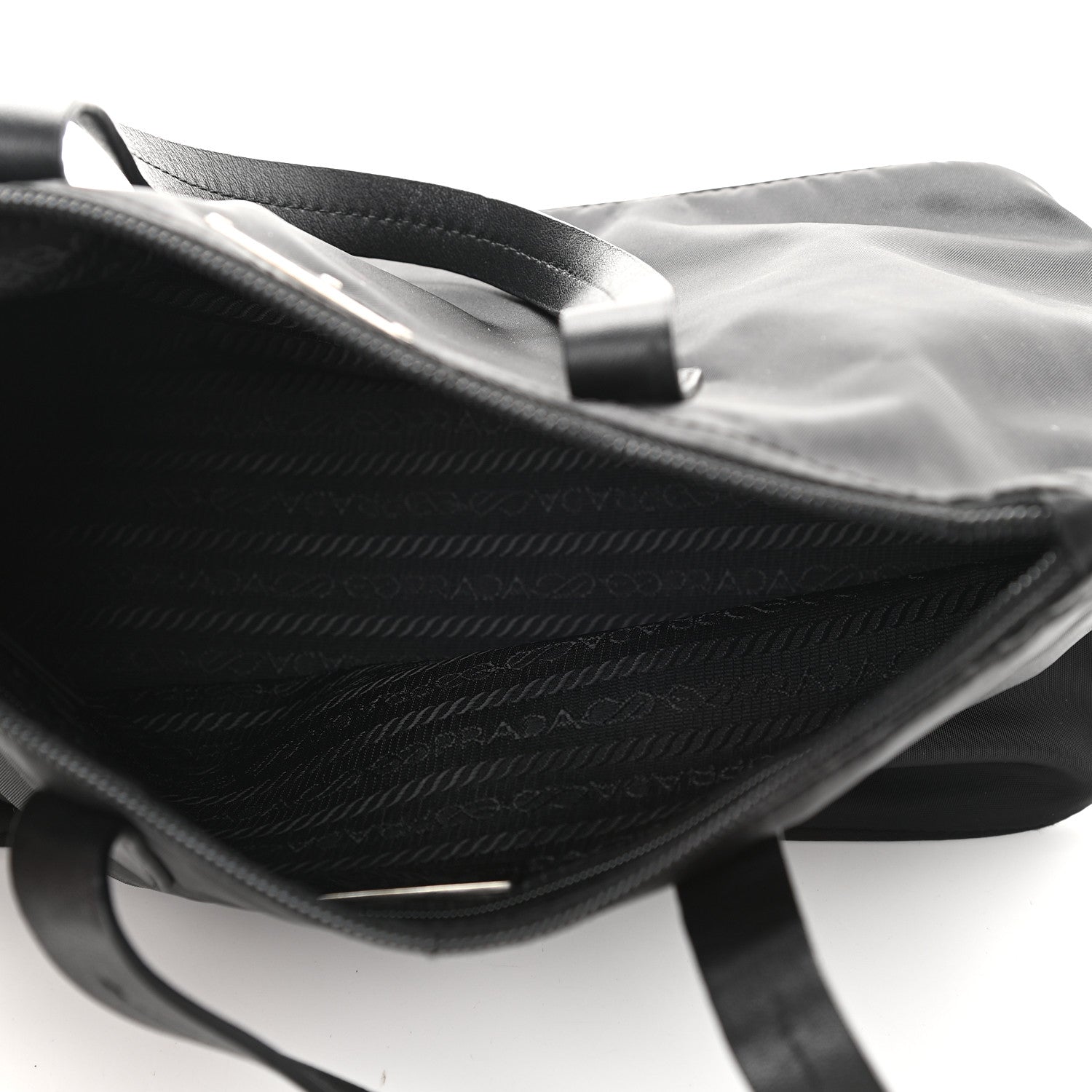 Prada Tessuto Nylon Tote Black 4 of 8