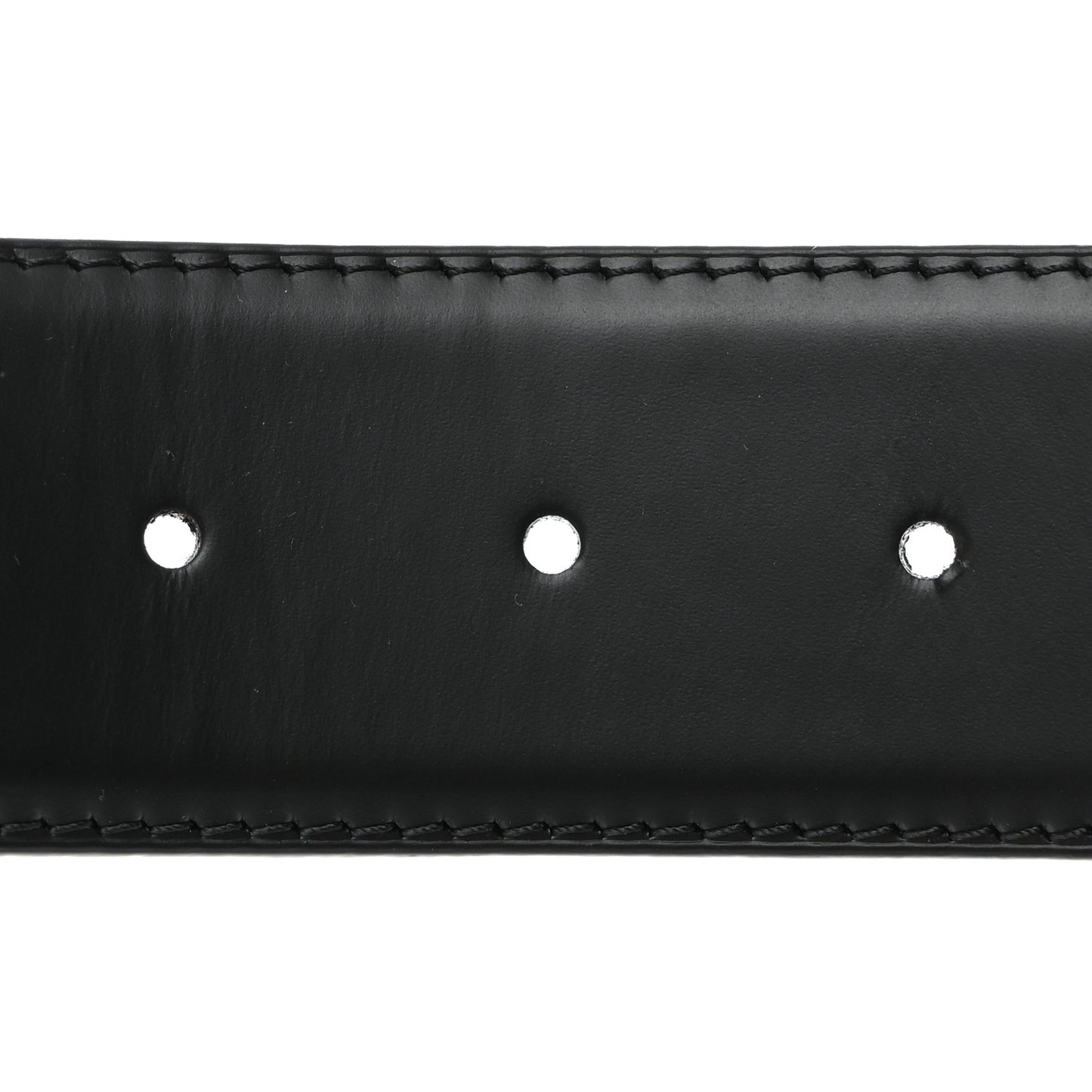 Taurillon Calfskin 40mm LV Initiales Reversible 90 36 Belt Black Navy