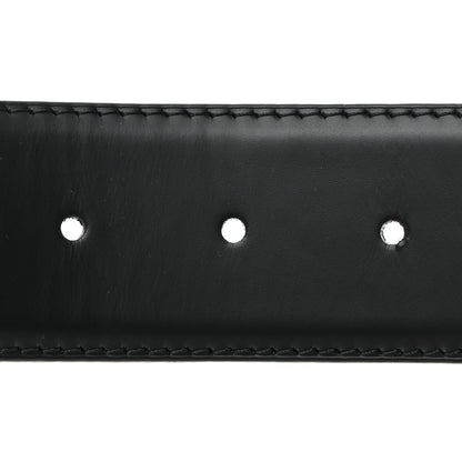 Louis Vuitton Taurillon Calfskin 40mm LV Initiales Reversible 90 36 Belt Black Navy 5 of 5