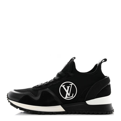 Louis Vuitton Calfskin Monogram Run Away Sneakers 39 Black 1 of 12