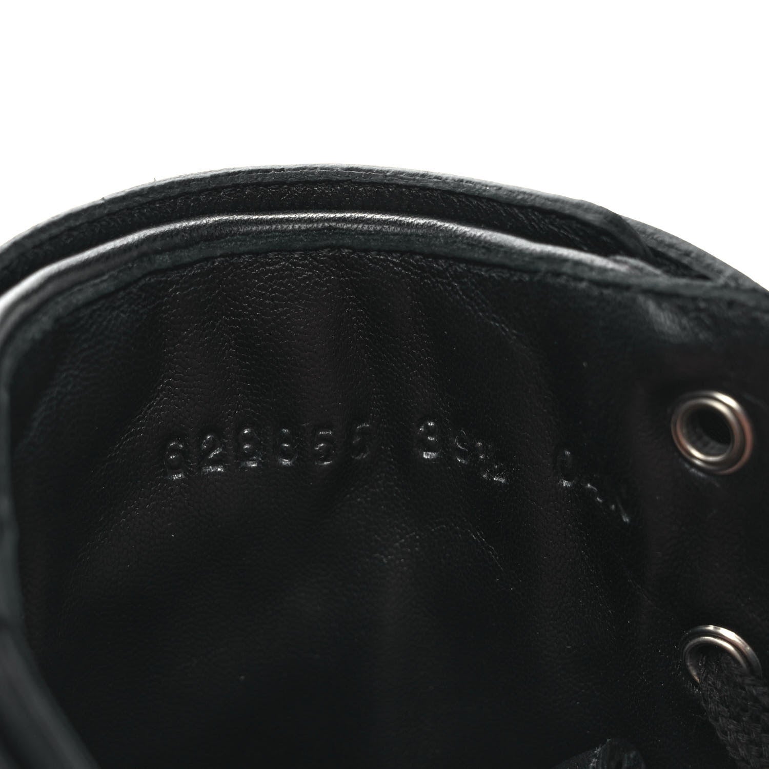 Gucci Nappa Frances GG Matelasse Platform Combat Boots 39.5 Black 8 of 8