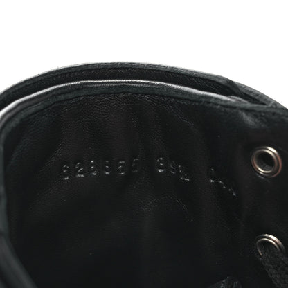 Gucci Nappa Frances GG Matelasse Platform Combat Boots 39.5 Black 8 of 8